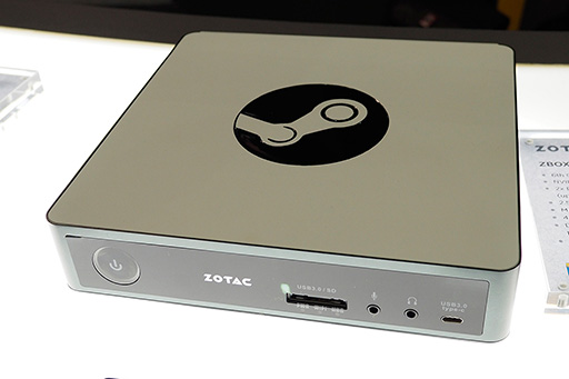 画像ギャラリー No.002のサムネイル画像 / ［COMPUTEX］ZOTACがSteam Machineを展示。同じ筐体とGPUスペックのゲーマー向けベアボーンは6月中にも発売か