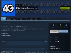 4Gamer公式のSteamグループおよびキュレーターを公開しました