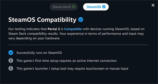 画像ギャラリー No.002のサムネイル画像 / 「Steam」,SteamOS互換性を確認できる新機能を導入予定。Steam Deck以外のすべてのSteamOS搭載デバイスが対象