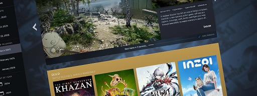 画像ギャラリー No.002のサムネイル画像 / 「Steam」，月間トップチャートを大幅アップデート。各月で人気を集めた新作50タイトルを確認しやすく。2004年までの過去データも公開