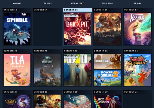 画像ギャラリー No.002のサムネイル画像 / Steam，近日登場予定のゲームをプレイヤーに合わせて表示する「パーソナルカレンダー」機能を公開。気になる新作を追いやすく