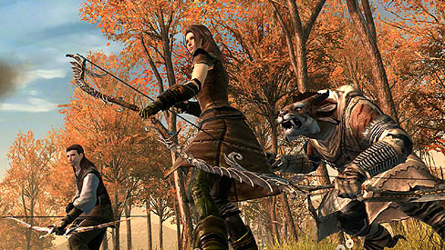 画像ギャラリー No.001のサムネイル画像 / NCSoftが北米で開発中の新作MMORPG「Guild Wars 2」の新クラスRangerの情報が公開。鷹を呼んで敵を空から攻撃せよ