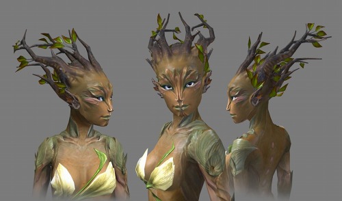 画像ギャラリー No.004のサムネイル画像 / 新作MMORPG「Guild Wars 2」,種族「Sylvari」の概要公開。「Pale Tree」という木から生まれる“植物種族”
