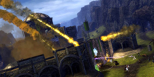 画像ギャラリー No.002のサムネイル画像 / 「Guild Wars 2」の,最大300人のプレイヤーによるサーバー間抗争が面白そうなWvWモードのムービー公開