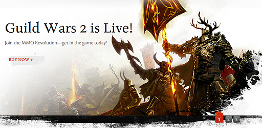 画像ギャラリー No.002のサムネイル画像 / 「Guild Wars 2」の正式サービスがスタート。プレオーダーでミリオン達成,アーリーアクセス段階で40万人もの同時アクセス数を記録