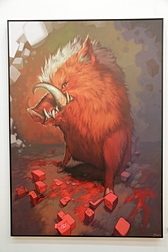 画像ギャラリー No.036のサムネイル画像 / NEXON作品に関連したアートが勢揃いした「NDC ART EXHIBITION」を写真で紹介。未発表ゲームのイラストもあり