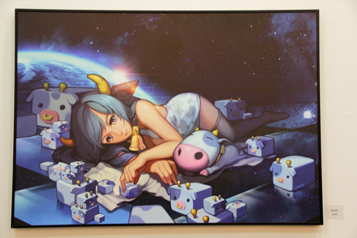 画像ギャラリー No.037のサムネイル画像 / NEXON作品に関連したアートが勢揃いした「NDC ART EXHIBITION」を写真で紹介。未発表ゲームのイラストもあり