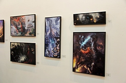 画像ギャラリー No.039のサムネイル画像 / NEXON作品に関連したアートが勢揃いした「NDC ART EXHIBITION」を写真で紹介。未発表ゲームのイラストもあり