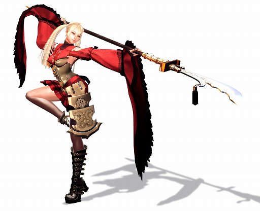 画像ギャラリー No.001のサムネイル画像 / 「マビノギ英雄伝」で，第8のキャラクター「リン」が7月23日に登場。敵を攻撃し続けることが重要なテクニカルな槍使い