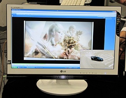 画像ギャラリー No.007のサムネイル画像 / LGエレクトロニクス,ゲーマー向けPCディスプレイ「W2363V」発表。「遅延なし」を謳うスルーモード搭載
