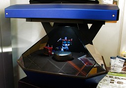 画像ギャラリー No.004のサムネイル画像 / ［COMPUTEX］会場で見かけた立体視技術いろいろ。空中結像ディスプレイ，2万円台の立体フォトフレーム，2D液晶パネルの強制3D化キット？