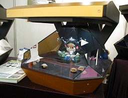 画像ギャラリー No.006のサムネイル画像 / ［COMPUTEX］会場で見かけた立体視技術いろいろ。空中結像ディスプレイ，2万円台の立体フォトフレーム，2D液晶パネルの強制3D化キット？