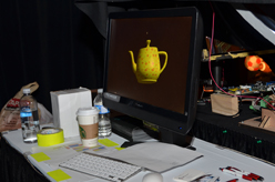 画像ギャラリー No.026のサムネイル画像 / ［SIGGRAPH］「Emerging Technologies」展示セクションレポート（3）　液晶や有機ELの先にある「未来のディスプレイ」とは？
