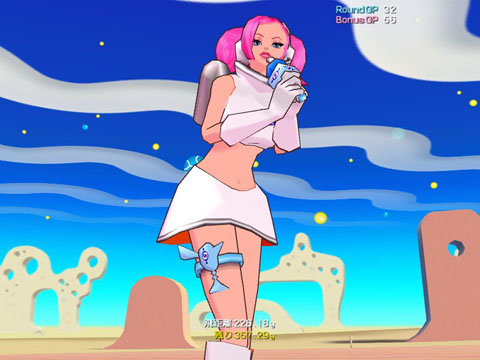画像ギャラリー No.001のサムネイル画像 / 「セガ スプラッシュ!ゴルフ」に「スペースチャンネル5」のうららがぎゅんぎゅん登場