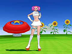 画像ギャラリー No.003のサムネイル画像 / 「セガ スプラッシュ!ゴルフ」に「スペースチャンネル5」のうららがぎゅんぎゅん登場