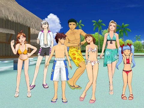 画像ギャラリー No.002のサムネイル画像 / 夏はやっぱり水着&サンダルで「スプラッシュ!ゴルフ」