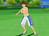 画像ギャラリー No.008のサムネイル画像 / 夏はやっぱり水着&サンダルで「スプラッシュ!ゴルフ」