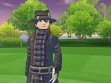 画像ギャラリー No.001のサムネイル画像 / 和傘でゴルフ。「スプラッシュゴルフ」にアンティーククラブが登場