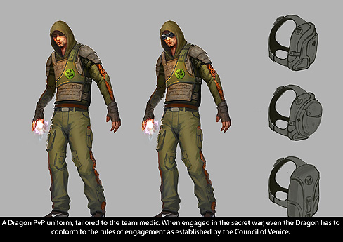 画像ギャラリー No.002のサムネイル画像 / Funcomが開発中のMMORPG「The Secret World」に登場する秘密結社,「Dragon」を紹介したスクリーンショットが公開