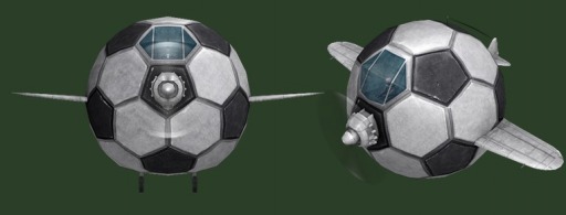 画像ギャラリー No.002のサムネイル画像 / 「ヒーローズインザスカイ」チャレンジモードに“サッカーボール型機体”が登場