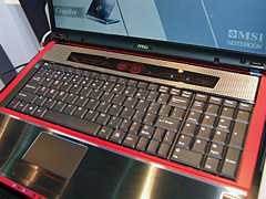 画像ギャラリー No.005のサムネイル画像 / ［COMPUTEX 2008＃05］MSI，「Puma」プラットフォームのゲーマー向けノートPCを公開。Hybrid Graphics対応のモバイルノートPCも