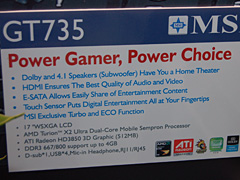 画像ギャラリー No.008のサムネイル画像 / ［COMPUTEX 2008＃05］MSI，「Puma」プラットフォームのゲーマー向けノートPCを公開。Hybrid Graphics対応のモバイルノートPCも