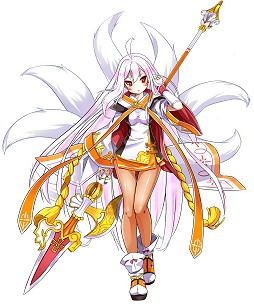 画像ギャラリー No.021のサムネイル画像 / 「ELSWORD」に2年振りの新キャラクター「アラ・ハーン」が登場。九尾の狐を憑依させることで発揮されるアラの能力をテストプレイで検証する