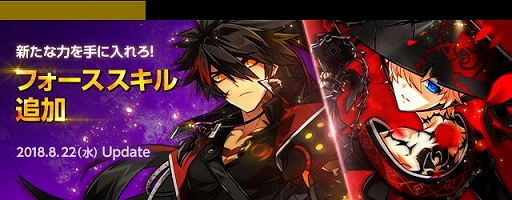 画像ギャラリー No.001のサムネイル画像 / 「ELSWORD」,四次職用の新フォーススキルが各職2種類ずつ登場&アップデート記念イベントも開催