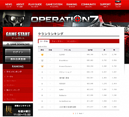 画像ギャラリー No.001のサムネイル画像 / 「OPERATION7」公式サイトで個人やクランのランキングが確認可能に