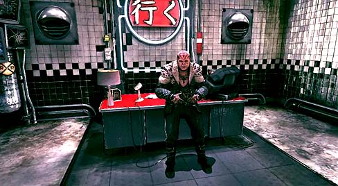 画像ギャラリー No.005のサムネイル画像 / Bethesda Softworksが「Rage」の最新ムービーを公開。火炎放射で攻撃を仕掛けるボスを相手に,クモ型セントリーボットなどを使って倒すのだ
