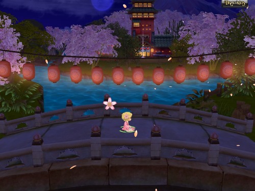 画像ギャラリー No.005のサムネイル画像 / 「ドラゴニカ」風の港に春到来。コンセプトマップ「桜の郷」が本日再登場