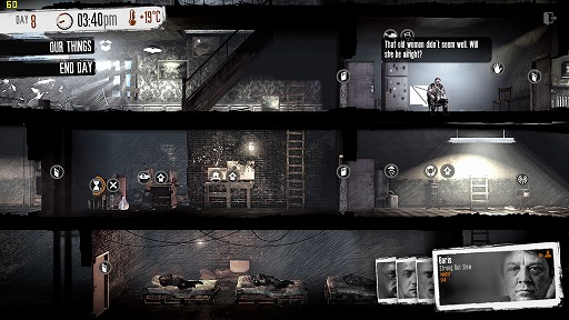画像ギャラリー No.003のサムネイル画像 / インディーズゲームの小部屋:Room#357「This War of Mine」