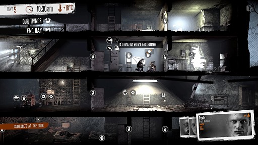 画像ギャラリー No.008のサムネイル画像 / インディーズゲームの小部屋:Room#357「This War of Mine」