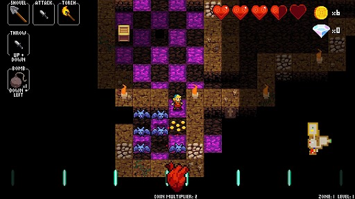画像ギャラリー No.005のサムネイル画像 / インディーズゲームの小部屋:Room#379「Crypt of the NecroDancer」