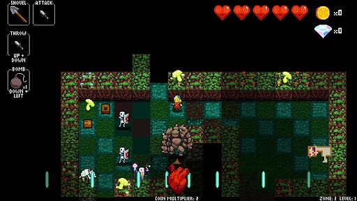 画像ギャラリー No.008のサムネイル画像 / インディーズゲームの小部屋:Room#379「Crypt of the NecroDancer」