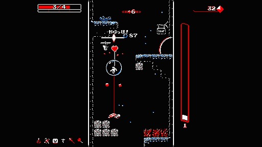 画像ギャラリー No.005のサムネイル画像 / インディーズゲームの小部屋:Room#403「Downwell」
