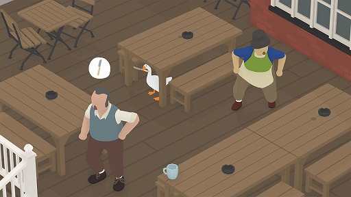 画像ギャラリー No.001のサムネイル画像 / インディーズゲームの小部屋:Room#604「Untitled Goose Game 〜いたずらガチョウがやって来た!〜」