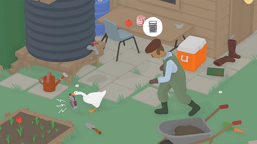 画像ギャラリー No.012のサムネイル画像 / インディーズゲームの小部屋:Room#604「Untitled Goose Game 〜いたずらガチョウがやって来た!〜」