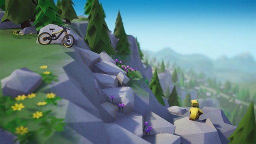 画像ギャラリー No.002のサムネイル画像 / インディーズゲームの小部屋:Room#607「Lonely Mountains: Downhill」