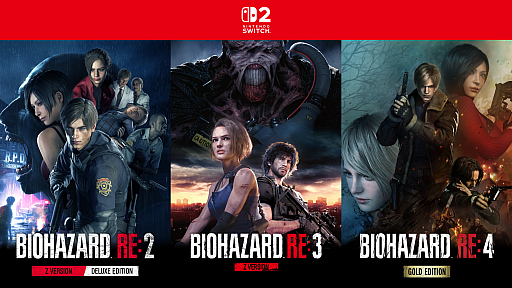 画像ギャラリー No.009のサムネイル画像 / Switch2にバイオハザード「RE:2」「RE:3」「RE:4」が登場。2026年10月16日にDL版,2027年1月29日にパッケージ版を発売