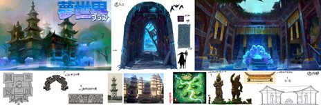 画像ギャラリー No.018のサムネイル画像 / 「夢世界」2012年末に実施予定の大型アップデート「PROJECT DREAM WORLD 2012」で登場する新マップの設定原画が公開に