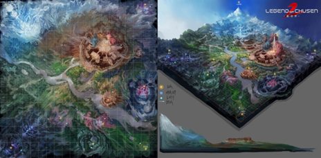 画像ギャラリー No.002のサムネイル画像 / 「LEGEND of CHUSEN 2」2013年初旬のアップデートで実装される新マップの設定原画が公開に
