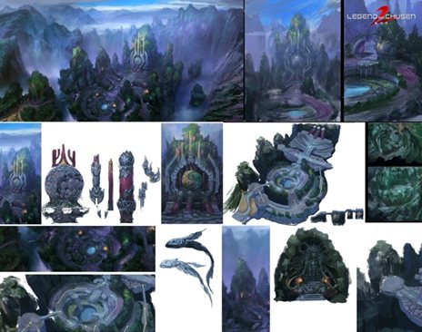 画像ギャラリー No.003のサムネイル画像 / 「LEGEND of CHUSEN 2」2013年初旬のアップデートで実装される新マップの設定原画が公開に