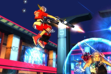 画像ギャラリー No.004のサムネイル画像 / 「S4 League」，攻撃範囲が優秀な「プラズマソード」やバランスの良い「サブマシンガン」など6種類の武器情報をチェック