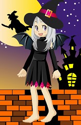 画像ギャラリー No.004のサムネイル画像 / 10月といえばハロウィン！　「ミィア」にお化けや魔女の衣装
