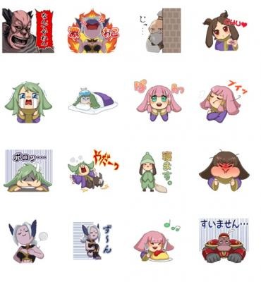 画像ギャラリー No.001のサムネイル画像 / 「パンドラサーガ」のキャラクター「ラピン」達がLINEスタンプに