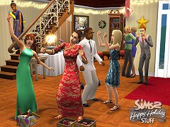 画像ギャラリー No.001のサムネイル画像 / ［Mac］The Sims 2用追加データ集「Happy Holiday Stuff」が発売に
