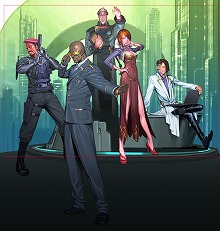 画像ギャラリー No.012のサムネイル画像 / ゲームポット，「EX MACHINA」試写会で「APPLESEED ONLINE CARD TACTICS」の情報を公開