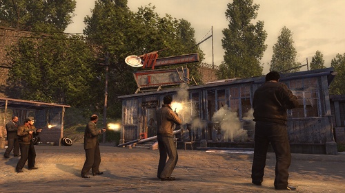 画像ギャラリー No.004のサムネイル画像 / ［E3 2010］「Mafia II」のPC版が2Kブースで初公開。3D立体視と物理効果，そしてPlayboyのピンナップも堪能できた