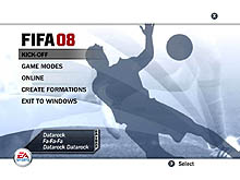 画像ギャラリー No.017のサムネイル画像 / FIFA公認で選手もチームもすべて実名,「FIFA 08」のデモ版を掲載